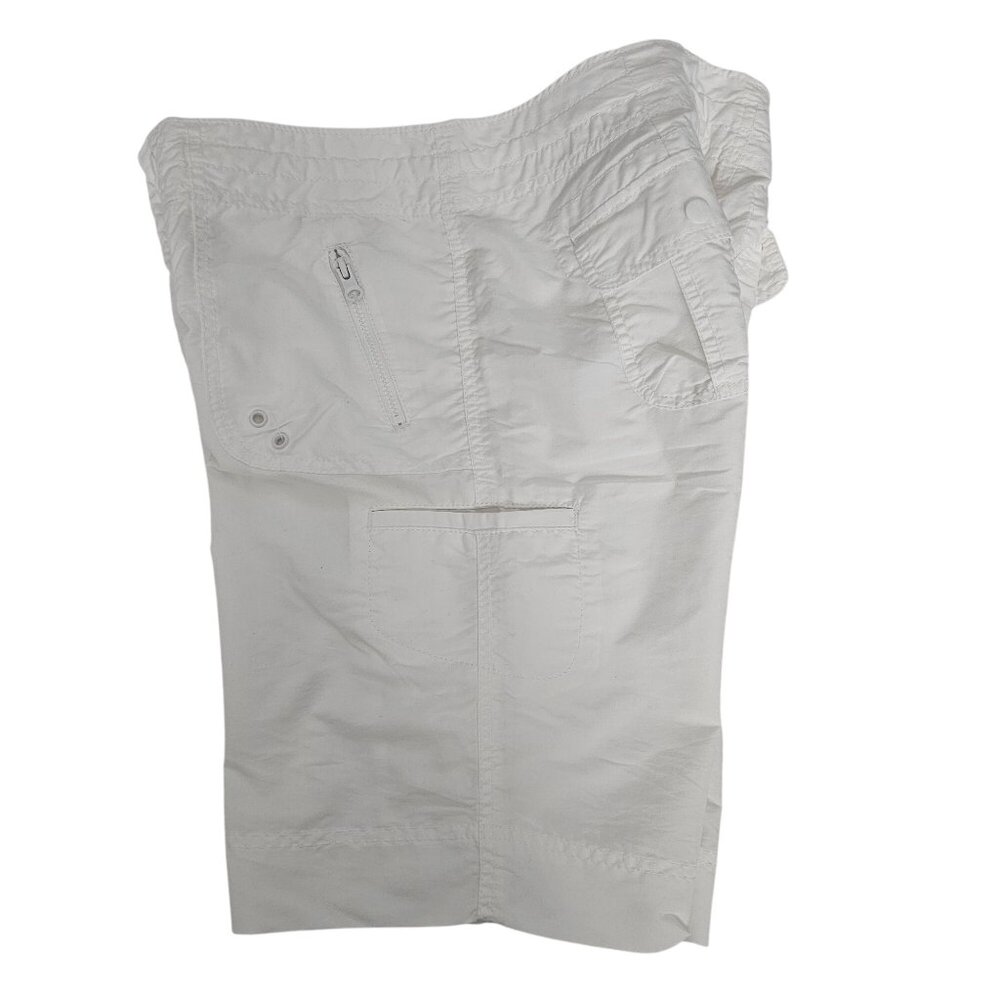 GAP Women's White 469532 Zippered Pockets Board Shorts Size 6 - Picture 4 of 12